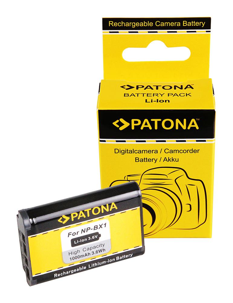 PATONA bateria do Sony NP-BX1/N-PBX1 – bateria zamienna Li‑Ion 1000 mAh