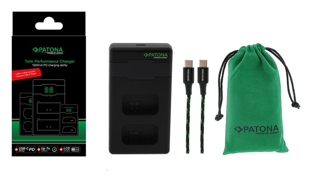 PATONA Premium Twin Performance PD Charger for Sony NP-FW50 NEX 3 NEX 3C NEX 5 NEX 5A RX1R III DSC PATONA Premium Twin Performance PD Charger for Sony NP-FW50 NEX 3 NEX 3C NEX 5 NEX 5A RX1R III DSC