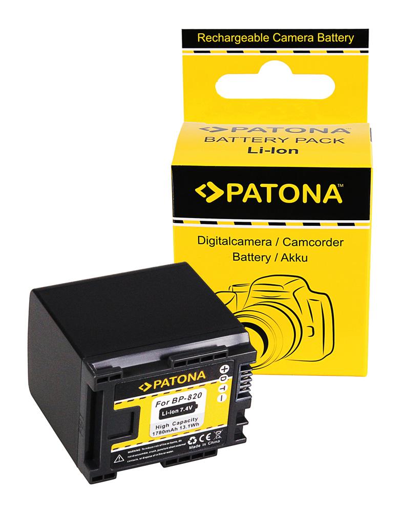 Batería PATONA para Canon BP-820, HF-G30, XA20, XA2 Batería PATONA para Canon BP-820, HF-G30, XA20, XA2