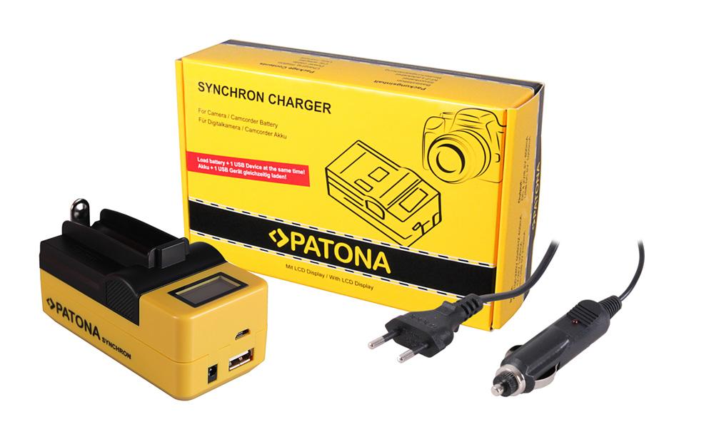 PATONA Synchron Caricabatterie USB per cella 18650 ICR18650-26F INR18650F1L NCR18650B US18650VTC5 US18650V PATONA Synchron Caricabatterie USB per cella 18650 ICR18650-26F INR18650F1L NCR18650B US18650VTC5 US18650V