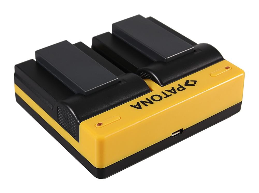 PATONA Dual Charger for Sony NP-FC10 Cyber-shot Point & Shoot DSCP DSC-P DSCP10 DSC-P10 with Micro-USB Cable