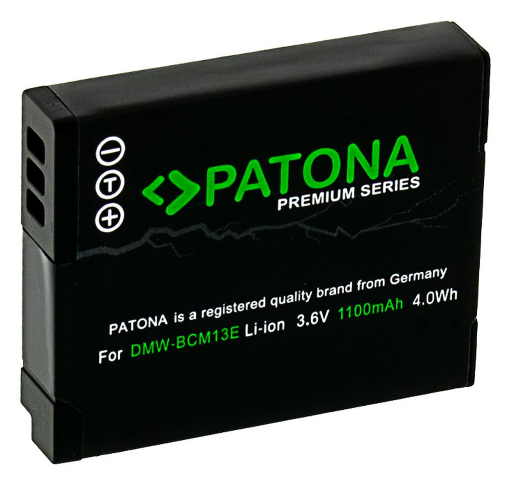 PATONA Bateria Premium para Panasonic DMW-BCM13 DMC-TZ41 DMC-TS5 DMC-FT5