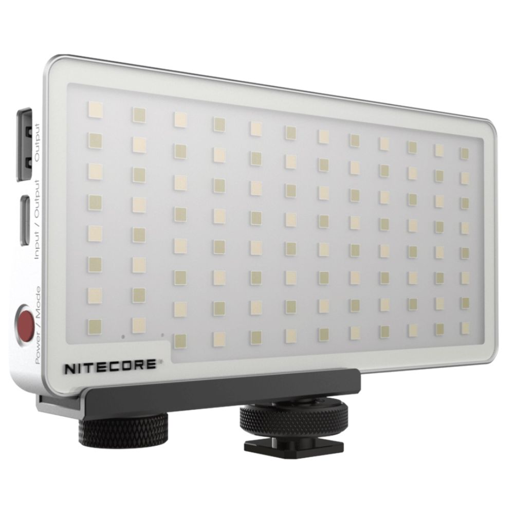 Luz de câmara Nitecore SCL10 com banco de energia integrado Luz de câmara Nitecore SCL10 com banco de energia integrado