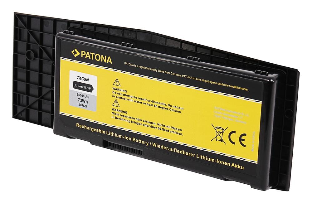 PATONA batteria per Dell Alienware M17X M17x R3 M17x R4 MX 17xR3 MX 17xR4 318-0397 451-11817 7XC9N BTYVOY