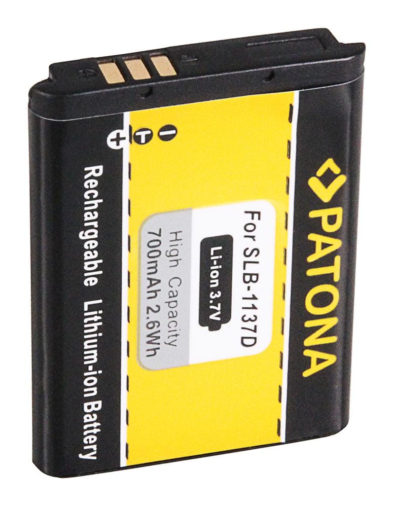 PATONA Batteria per Samsung Digimax i85 L74 wide NV11 NV24 HD NV30 SLB-1137D PATONA Batteria per Samsung Digimax i85 L74 wide NV11 NV24 HD NV30 SLB-1137D