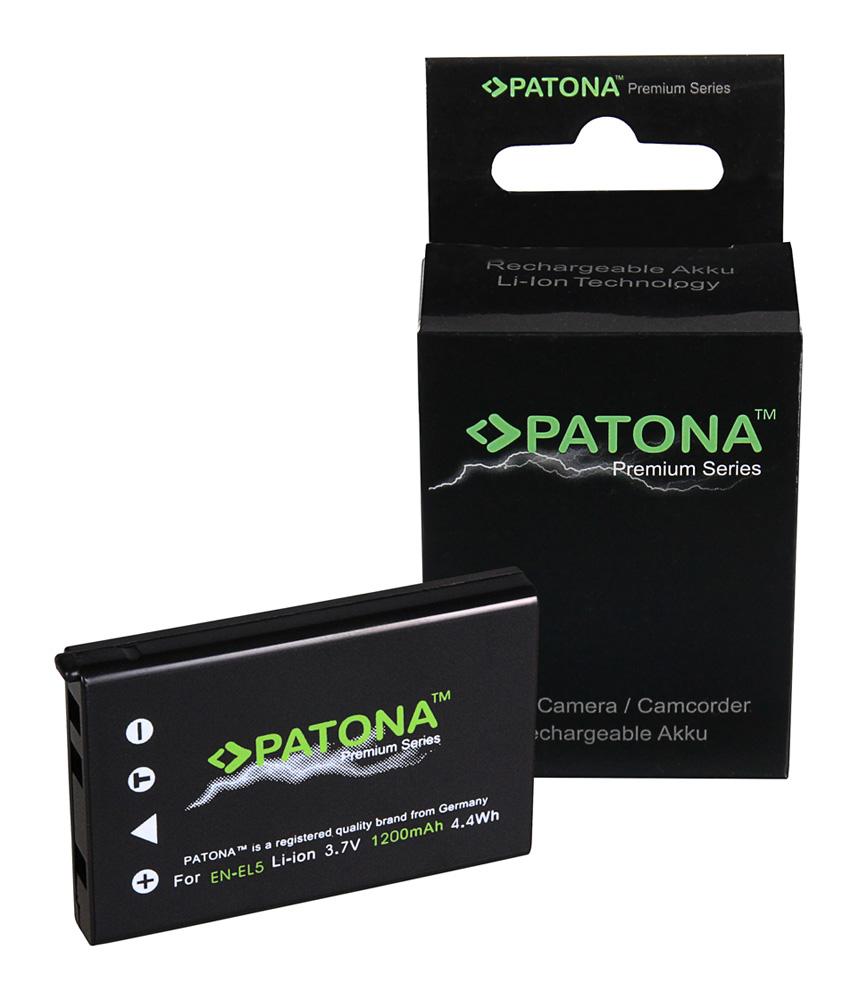 PATONA Premium Battery for Nikon EN-EL5 CoolPix 3700 4200 5200 5900 7900