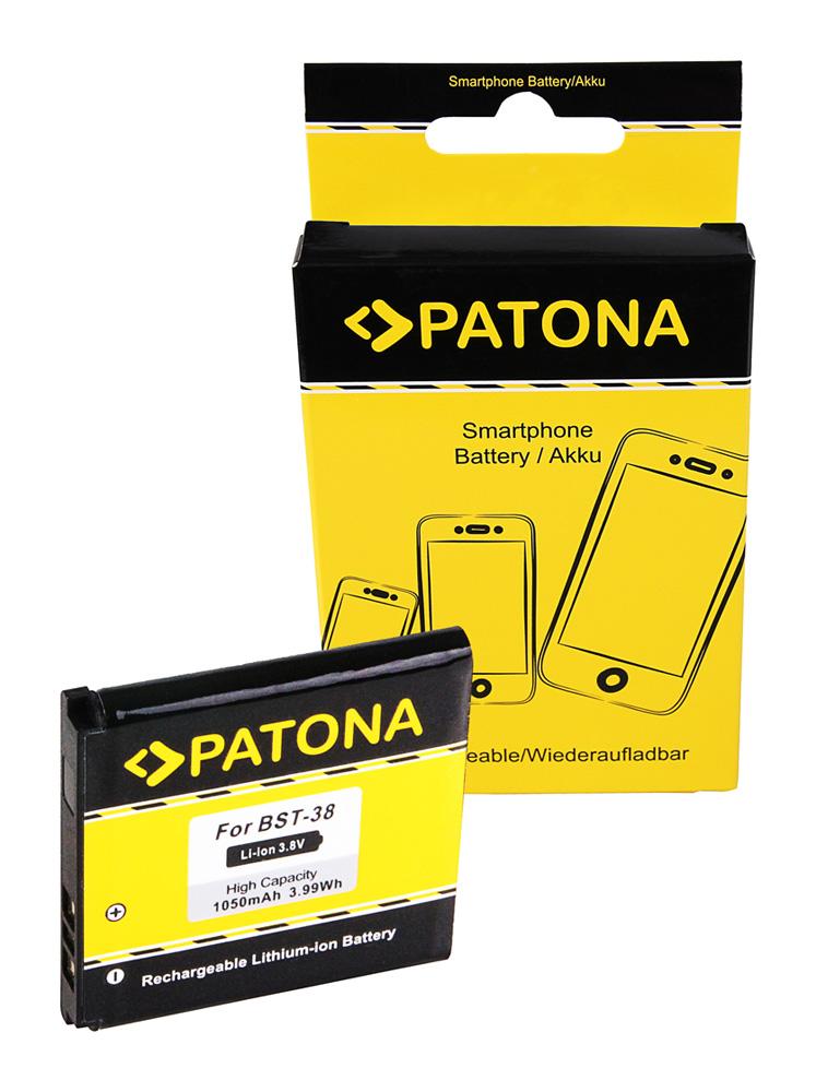 PATONA Battery for Sony Ericsson BST-38 C510 C902 C905 Jalou (F100i) K770i K850i