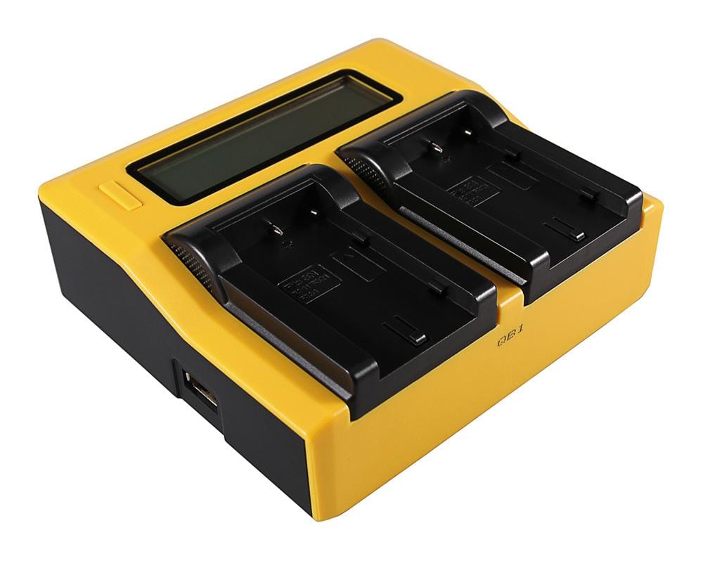 PATONA Carregador USB Dual com LCD para Sony NP-FS11 e séries DCR-PC DCRPC1 DCR-PC1 DCRPC2 DCR-PC2 DCRPC3