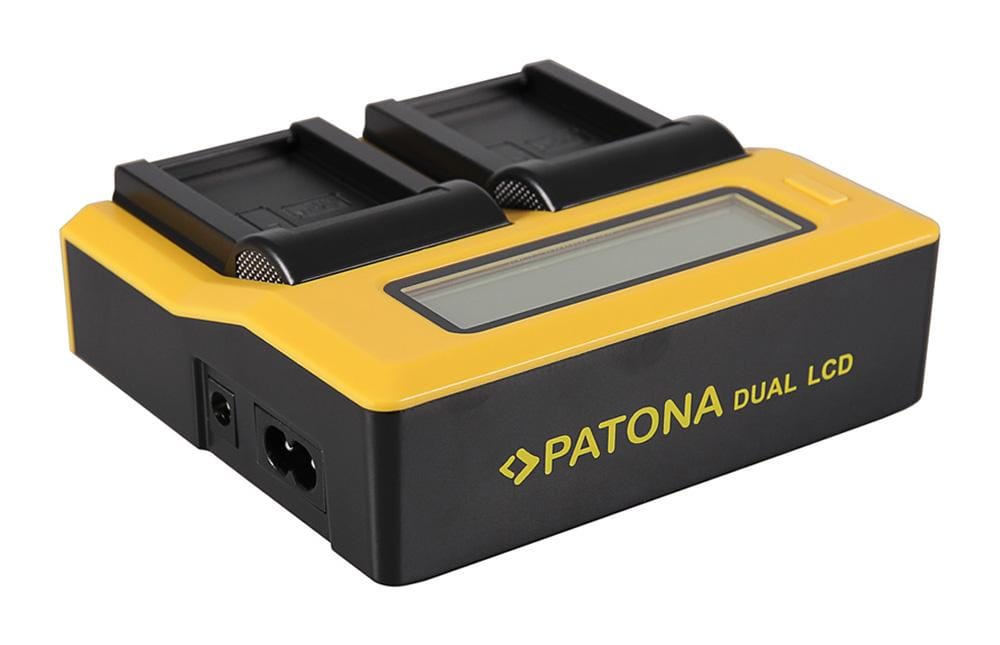 PATONA Carregador Dual LCD USB para Canon LPE12 LPE-12 PATONA Carregador Dual LCD USB para Canon LPE12 LPE-12