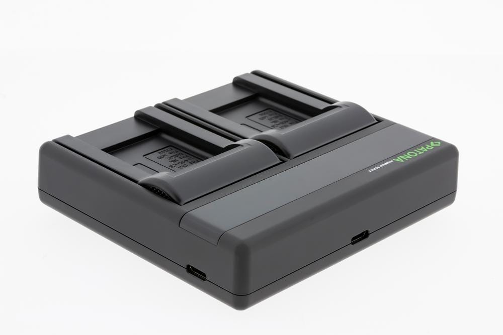 PATONA Premium Dual PD Performance Caricatore per Olympus Li-40B con Input/Output USB‑C