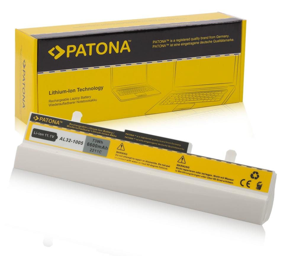 PATONA Battery for Asus AL31-1005 AL32-1005 PL32-1005 Asus Eee PC 10HA 105VWT white