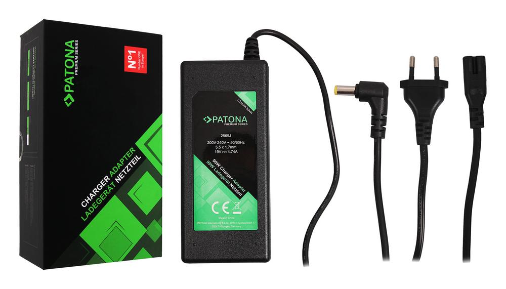 Adaptateur secteur premium PATONA 19V 4,74A 90W pour Acer Travelmate 2400 2410 2430 2440 2490