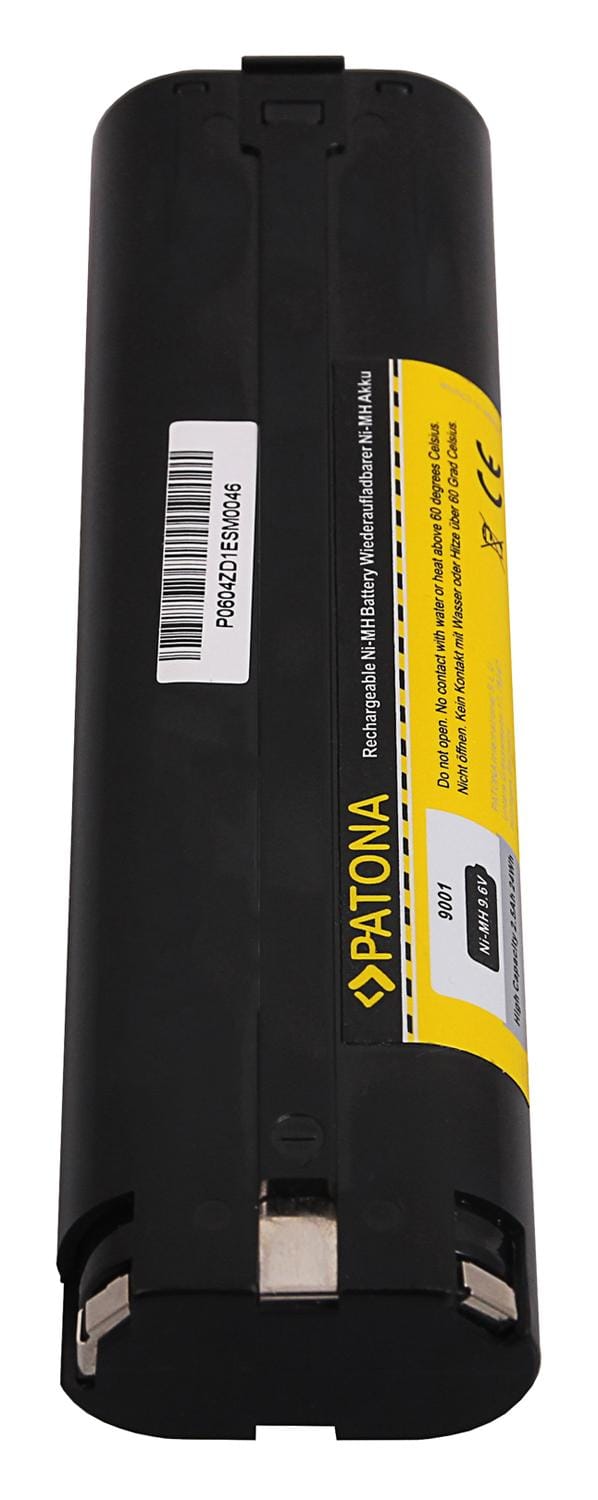 PATONA batteria per Makita 9000 9001 9002 9003 9600 191681-2 2500 mAh 9,6 V