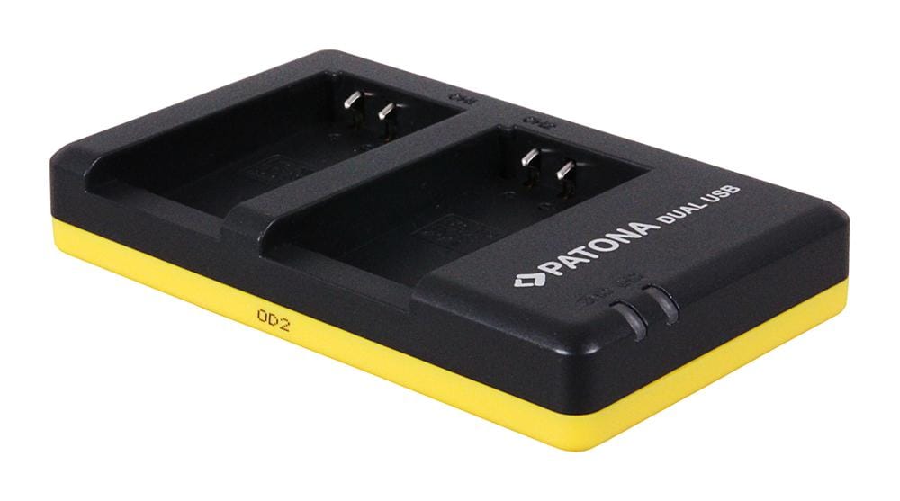 PATONA Carregador Dual Rápido para Nikon ENEL20 EN-EL20 com Cabo Micro-USB