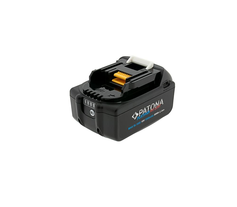 PATONA Platinum 18V Batteria Makita BL1850 per Serie LXT con USB-C PD65W In e Output PATONA Platinum 18V Batteria Makita BL1850 per Serie LXT con USB-C PD65W In e Output