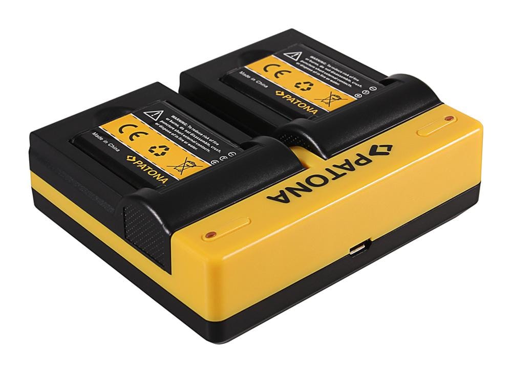 Caricatore Dual PATONA per Panasonic DMW-BCN10 Lumix DMCLF1 DMC-LF1 DMCLF1K DMC-LF1K con cavo Micro-USB Caricatore Dual PATONA per Panasonic DMW-BCN10 Lumix DMCLF1 DMC-LF1 DMCLF1K DMC-LF1K con cavo Micro-USB