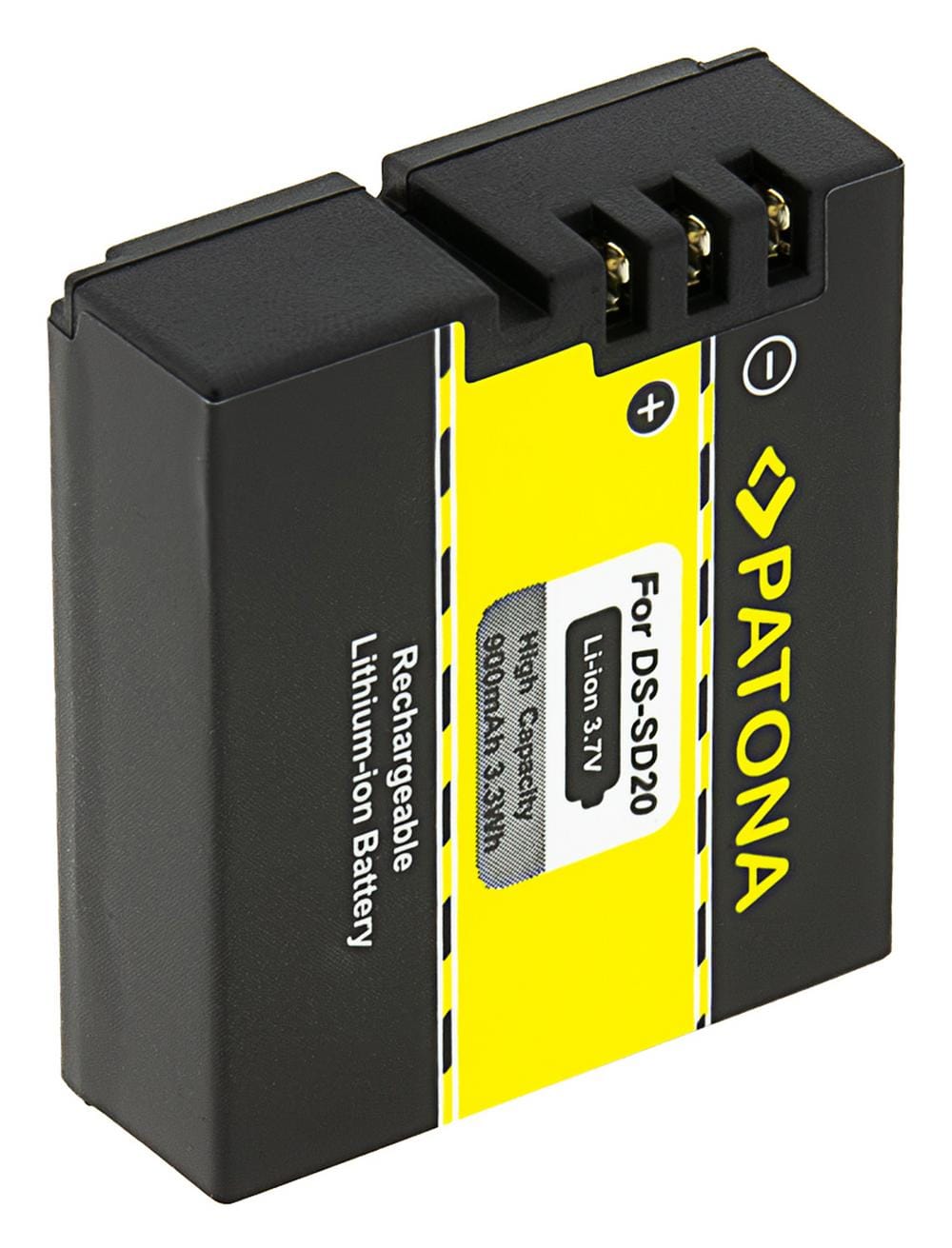 Batería PATONA para Rollei Bullet 3s 4s 5s DS‑SD20 Astak CM‑7200 HD Star 60