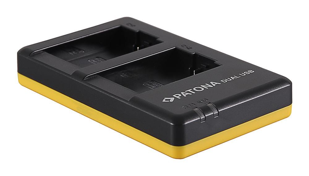 PATONA Dual Caricatore Veloce per Leica BP-DC9 Panasonic DMW-BMB9 V-Lux V-Lux 2 VLux 2 II con Micro-USB