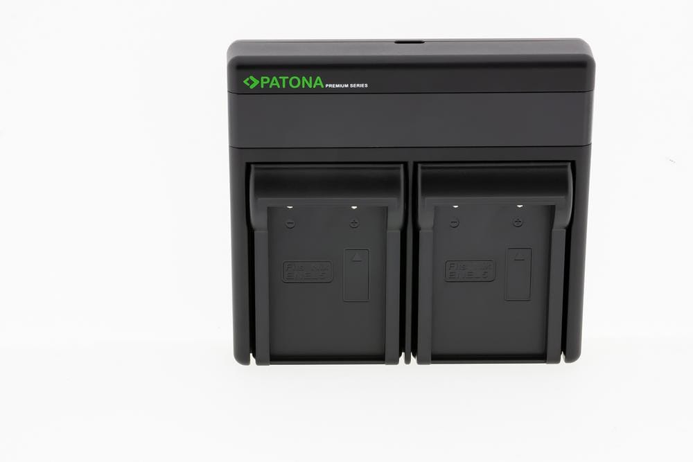 PATONA Premium Dual PD Performance Charger for Nikon EN-EL5 with USB‑C Input/Output