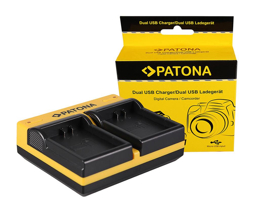 Cargador dual PATONA para Nikon EN-EL21 V2 incl. cable Micro-USB