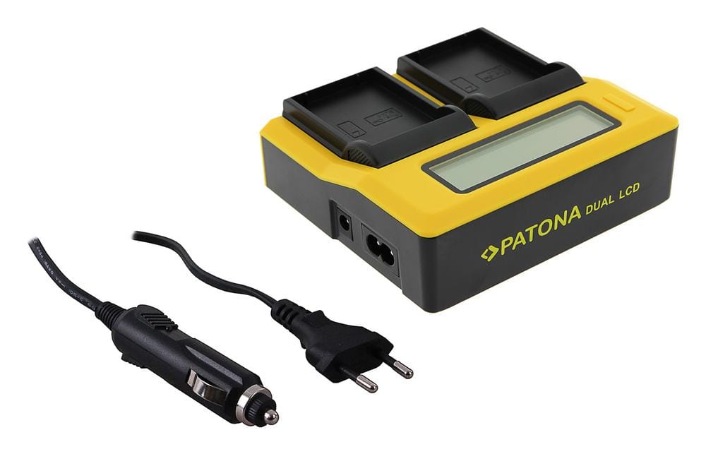 PATONA Dual LCD USB Caricatore per Olympus OM-1 BLX-1 PATONA Dual LCD USB Caricatore per Olympus OM-1 BLX-1