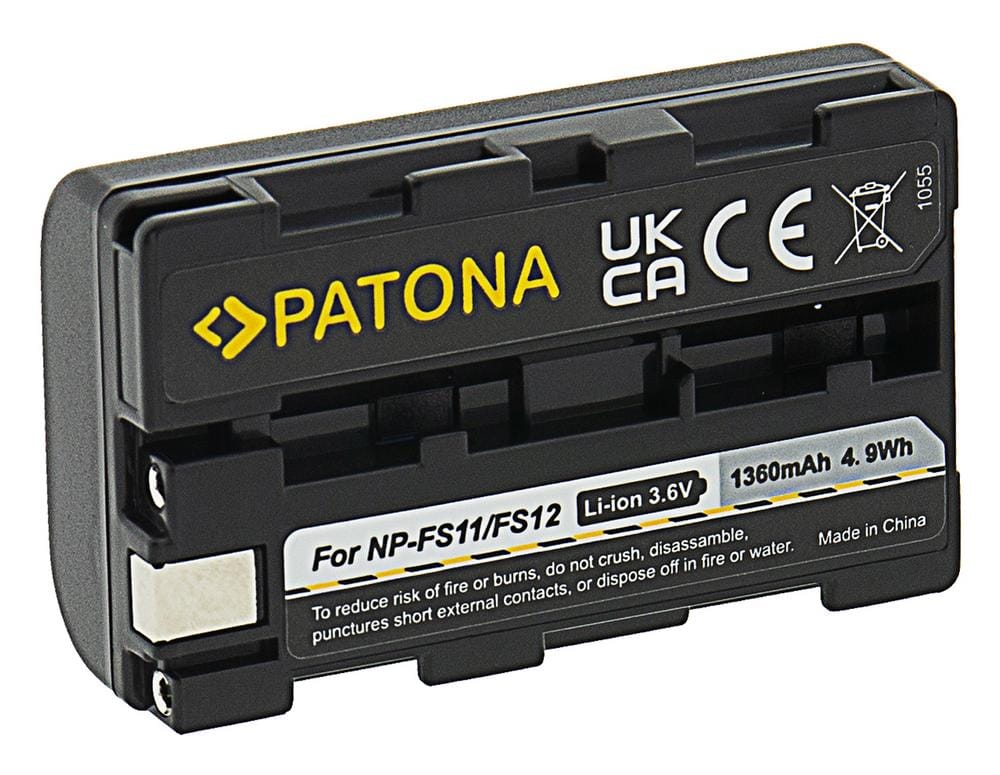 PATONA Batteria per Sony NP-FS11 FS10 DCR-TRV1VE DCR-PC1 PC2 PC3 PATONA Batteria per Sony NP-FS11 FS10 DCR-TRV1VE DCR-PC1 PC2 PC3