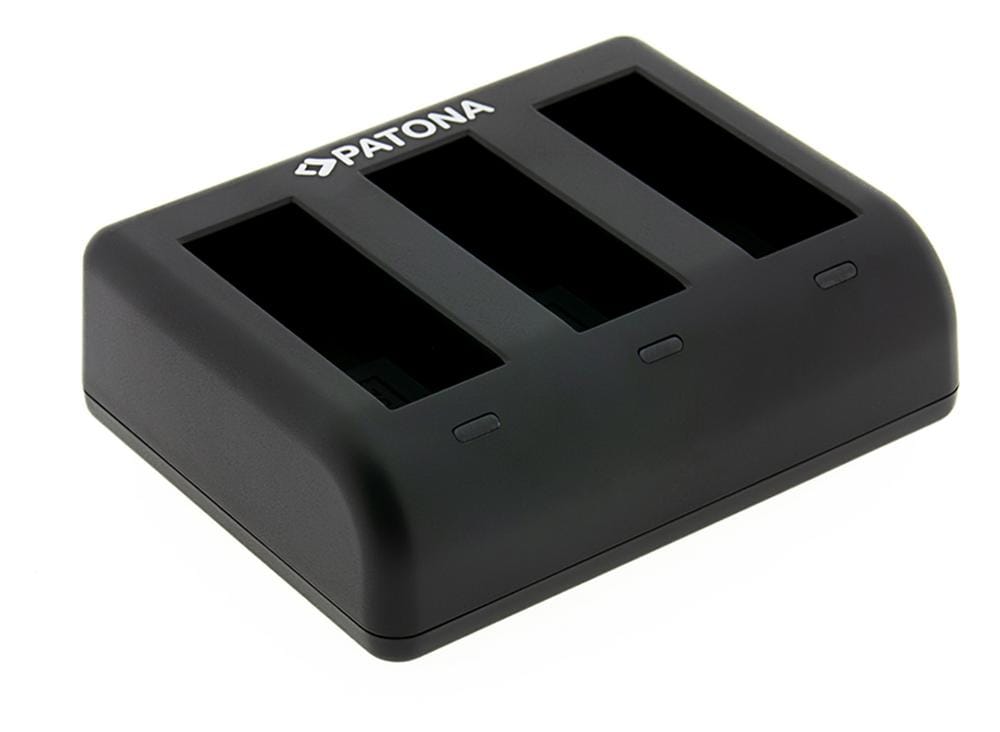 Caricatore Triplo PATONA per DJI Osmo Action 3 4 5 BCX202 con cavo USB‑C Caricatore Triplo PATONA per DJI Osmo Action 3 4 5 BCX202 con cavo USB‑C