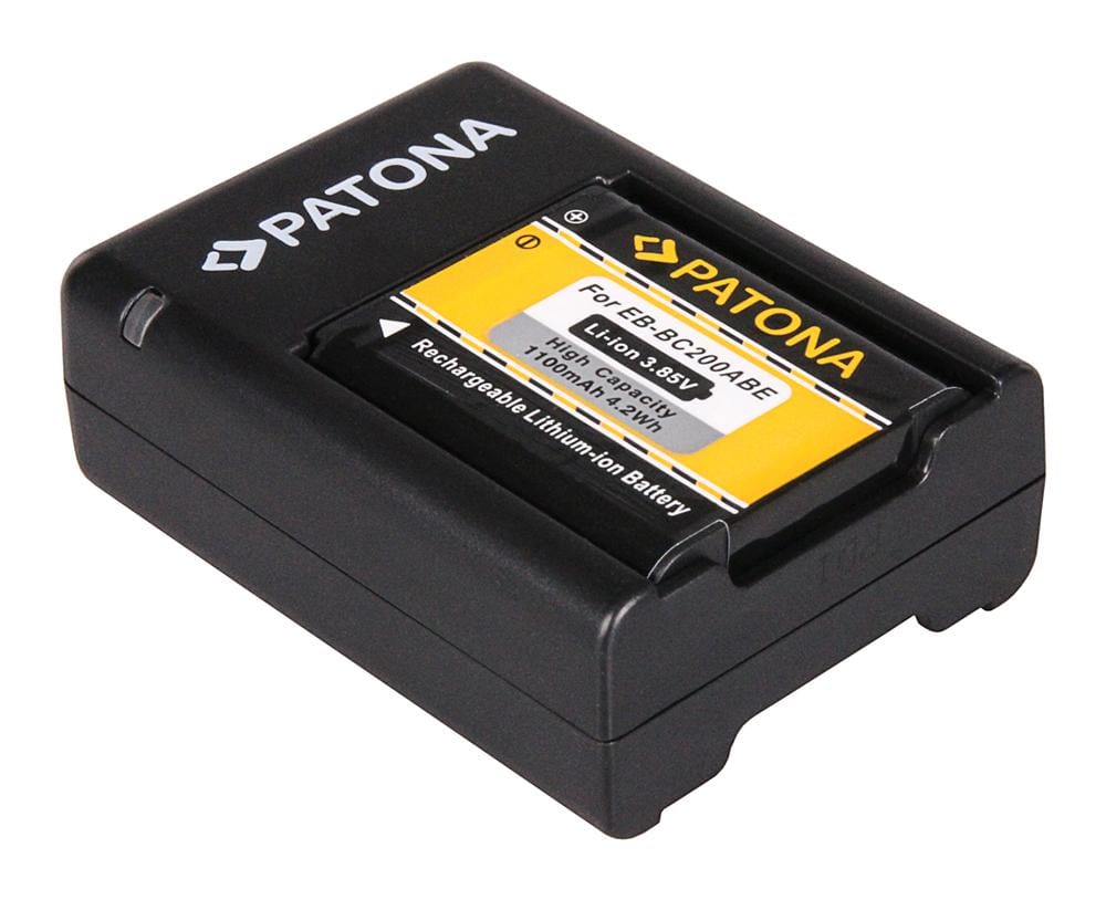 PATONA Carregador Dual Rápido para Samsung Gear 360 EB-BC200ABE com Cabo Micro-USB