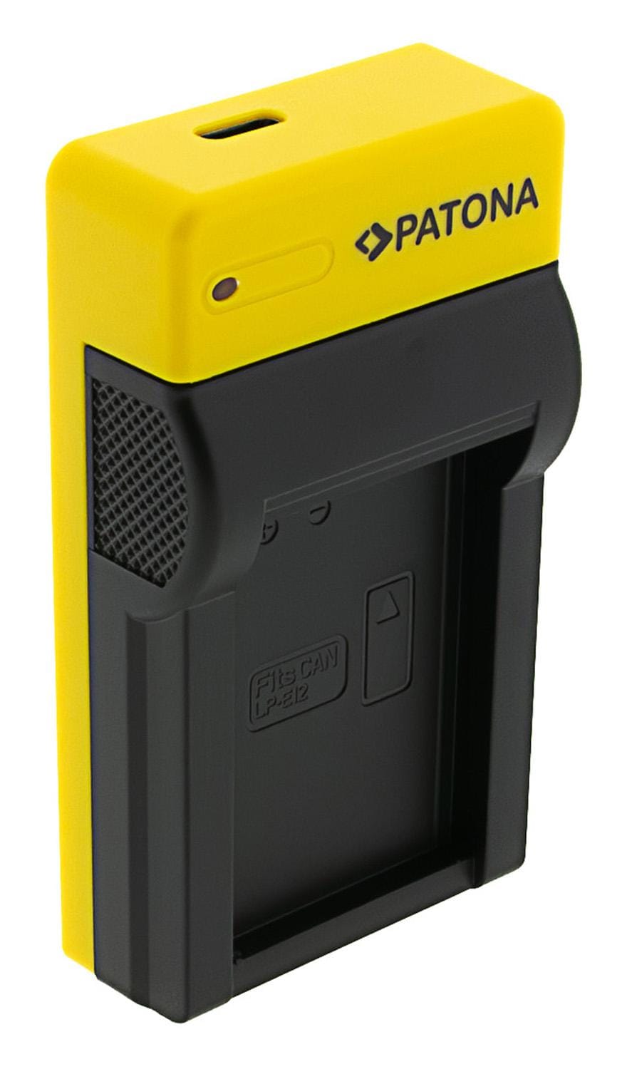 PATONA Slim Caricatore USB con ingresso USB-C per Canon LP-E12 EOS M PATONA Slim Caricatore USB con ingresso USB-C per Canon LP-E12 EOS M