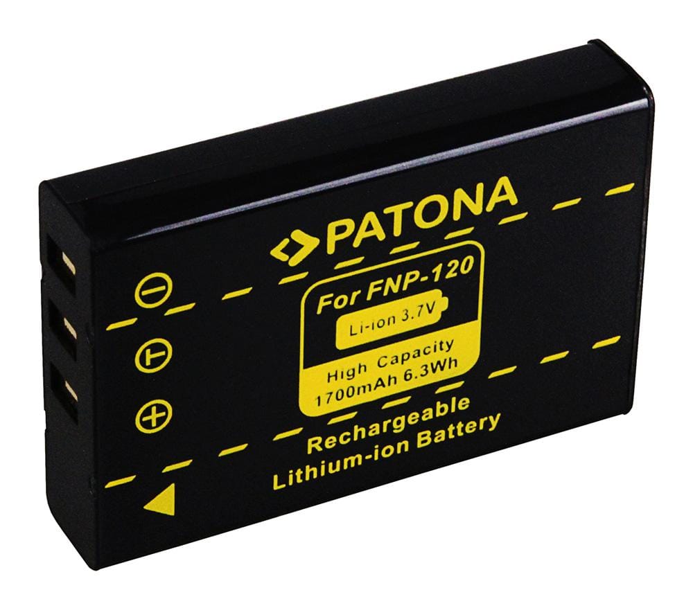 PATONA Batteria per Fuji NP-120 F10 F11 FinePix603 DB-43 D-LI7 PATONA Batteria per Fuji NP-120 F10 F11 FinePix603 DB-43 D-LI7