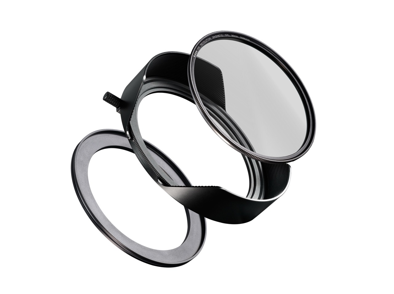 KW Revolution Plus Kanopy Metal Lens Hood with Adapter Ring