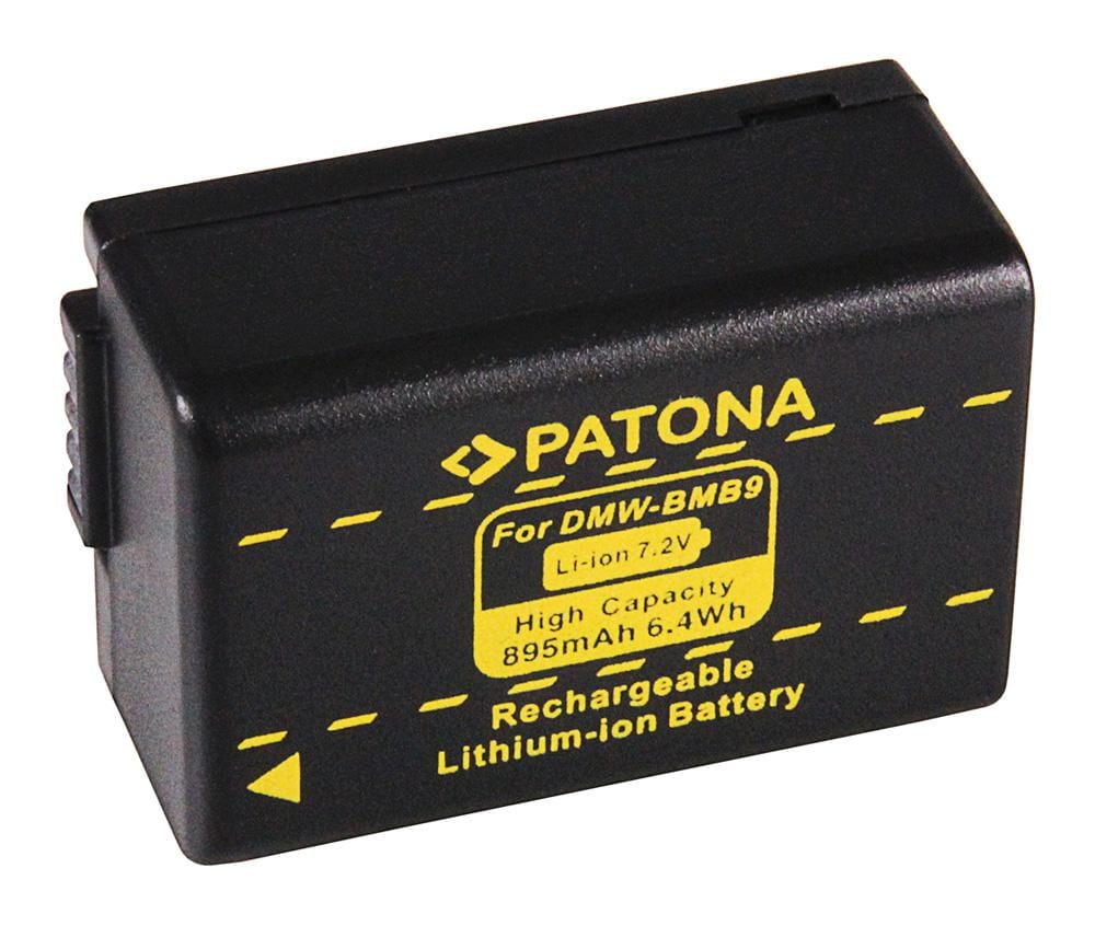 PATONA Batteria per Panasonic DMC-FZ40 FZ45 FZ48 FZ100 BMB9