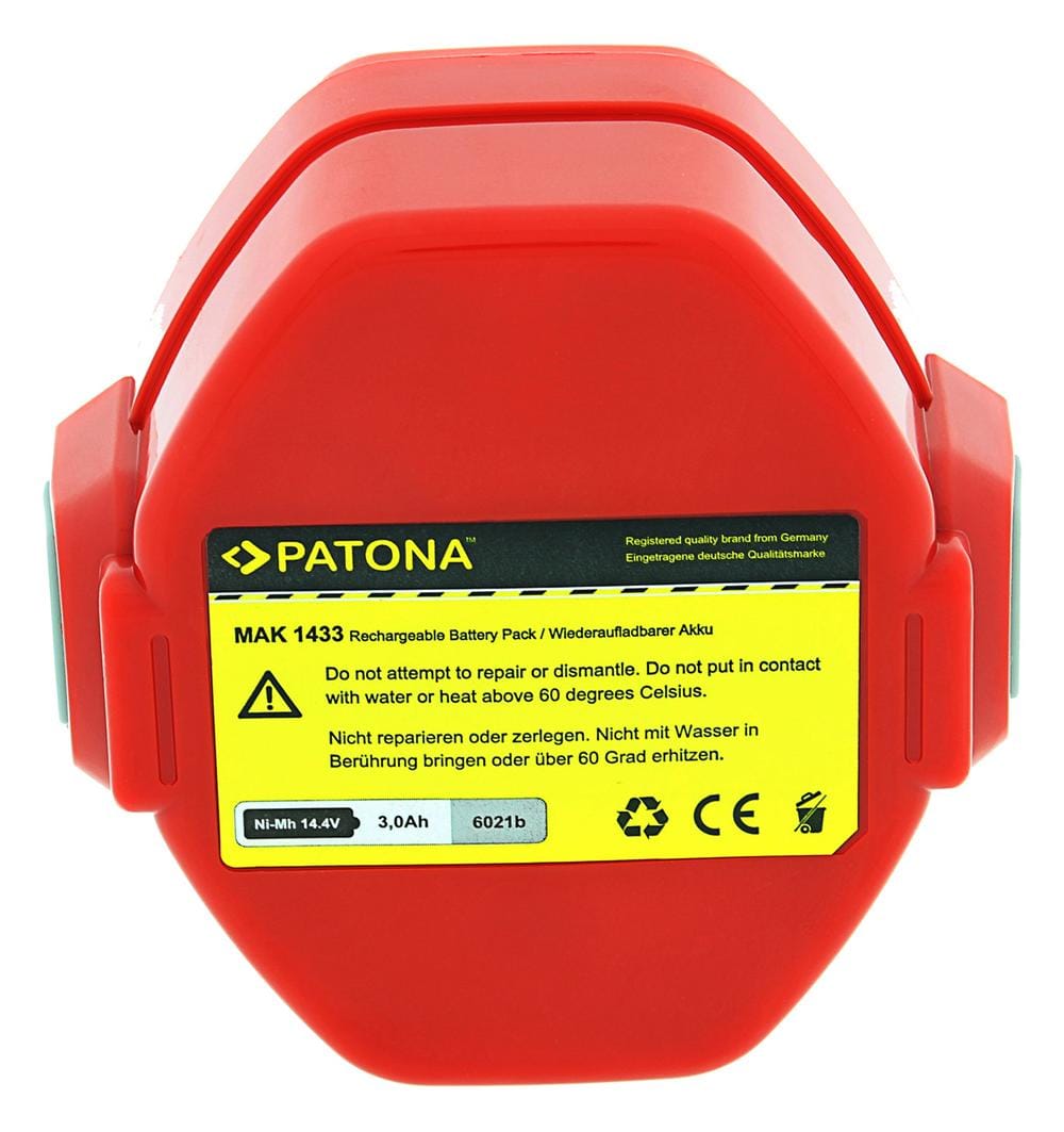 PATONA batteria per attrezzi Makita 14,4 Volt 3000 mAh PATONA batteria per attrezzi Makita 14,4 Volt 3000 mAh