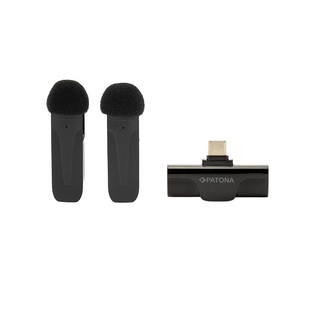 PATONA Premium Microfono Lavalier a Clip per Smartphone con USB‑C PATONA Premium Microfono Lavalier a Clip per Smartphone con USB‑C