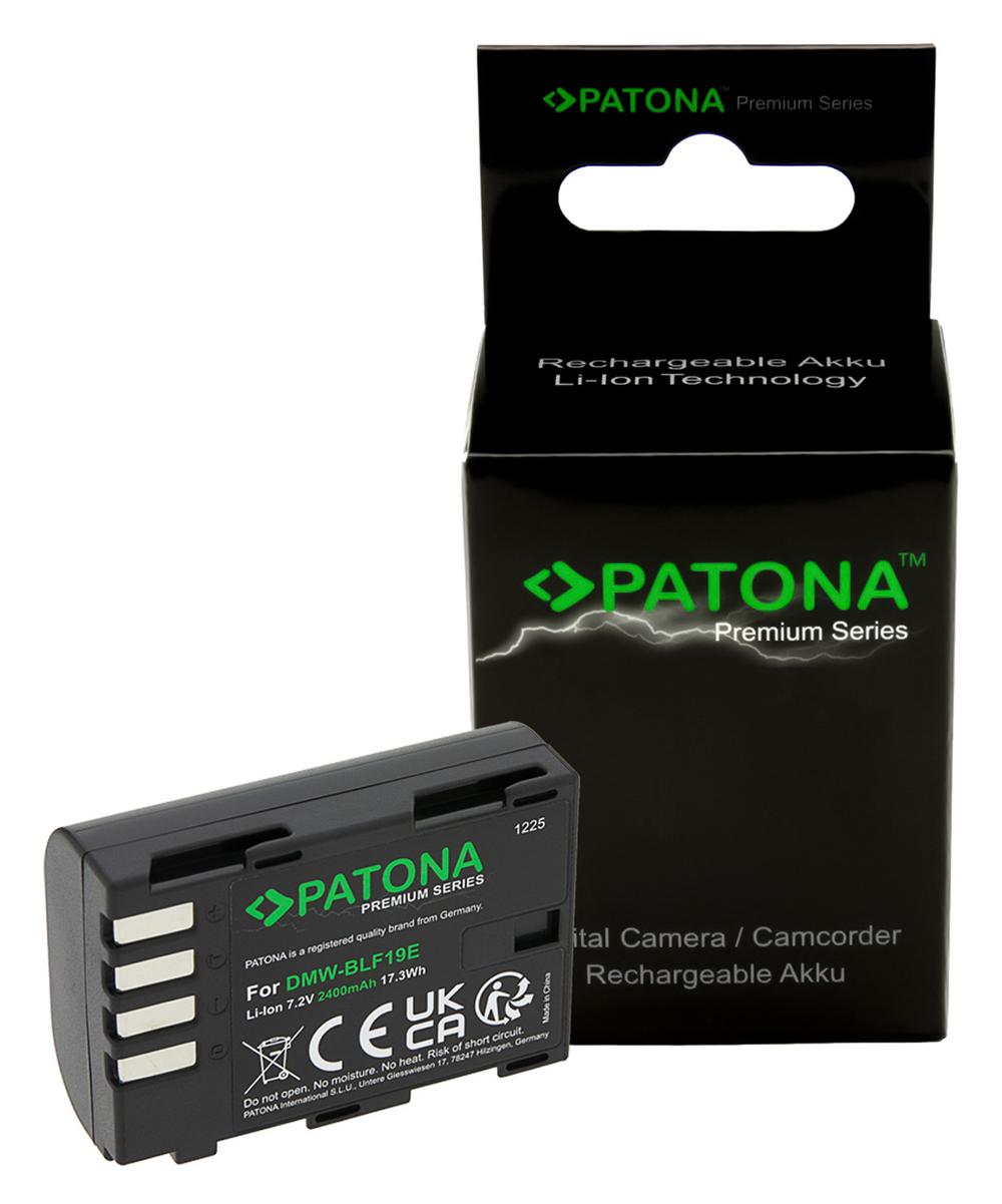 PATONA Premium Batteria per Panasonic Lumix DMC‑GH3 GH3A GH4 DMW‑BLF19 PATONA Premium Batteria per Panasonic Lumix DMC‑GH3 GH3A GH4 DMW‑BLF19