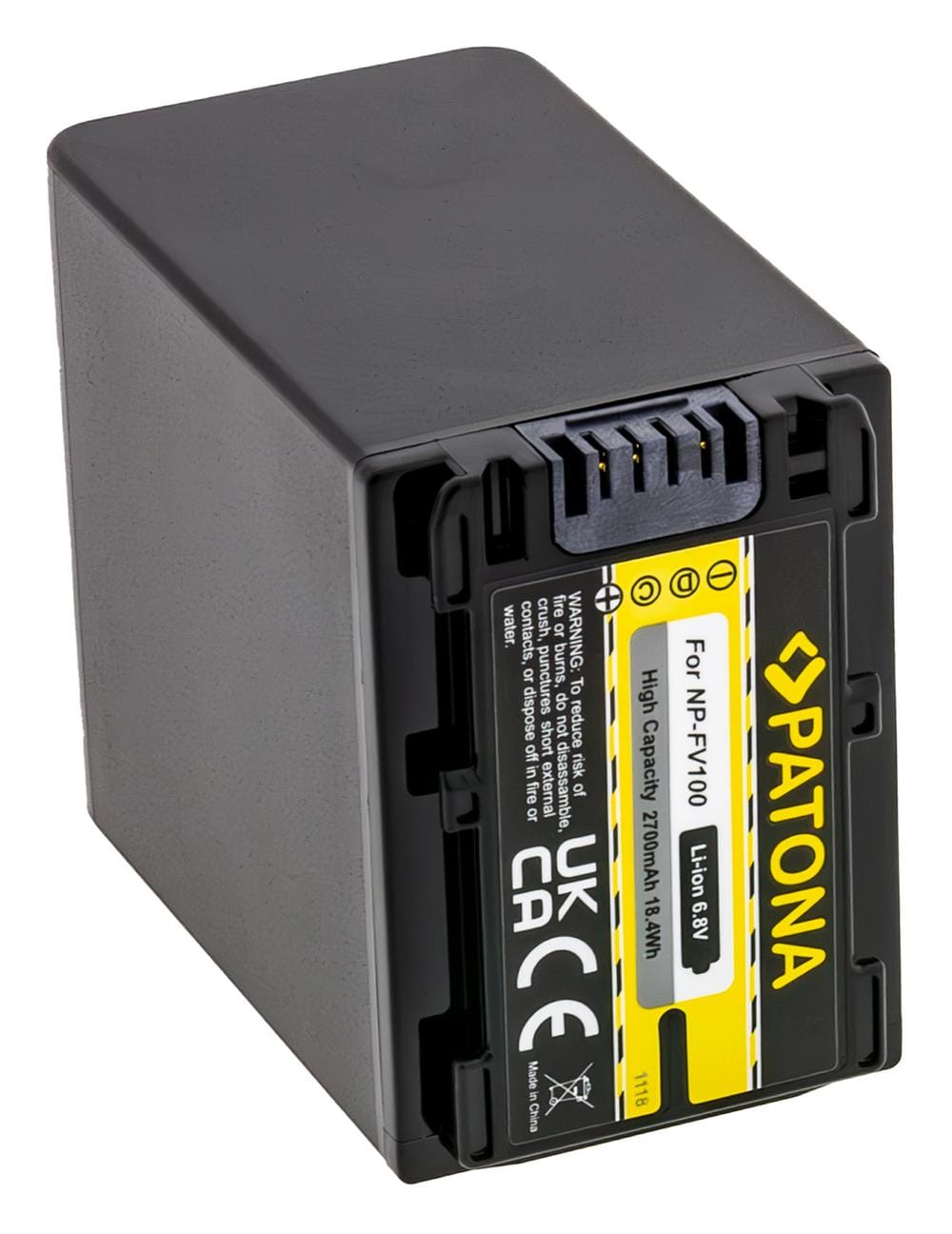 PATONA batteria per Sony HDR-CX110 HDR-CX170 NP-FV30 NP-FV50 NP-FV100 PATONA batteria per Sony HDR-CX110 HDR-CX170 NP-FV30 NP-FV50 NP-FV100