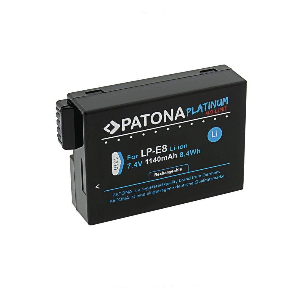 PATONA Platinum Bateria para Canon EOS 550D 600D 650D 700D LPE8 LP-E8 LP-E8+ PATONA Platinum Bateria para Canon EOS 550D 600D 650D 700D LPE8 LP-E8 LP-E8+