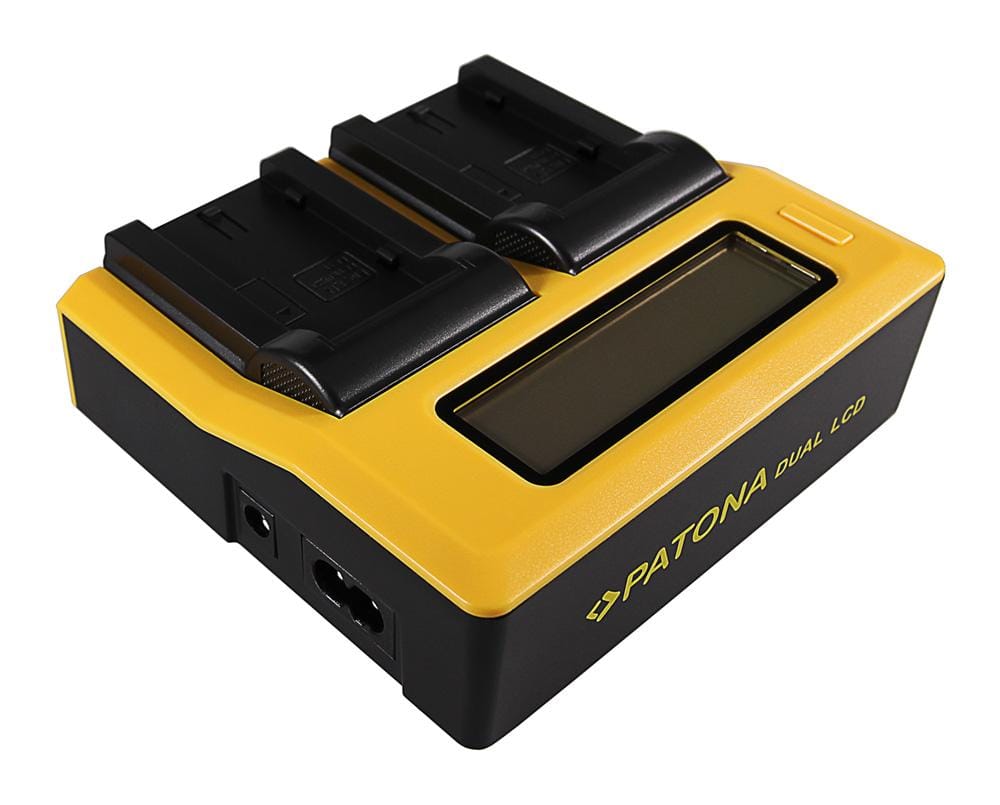 PATONA Carregador USB Dual com LCD para Sony NP-FS11 e séries DCR-PC DCRPC1 DCR-PC1 DCRPC2 DCR-PC2 DCRPC3