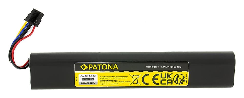 PATONA Batterie pour Neato Botvac Connected D3 D3+ D4 D5 D5+ D6 D7 D301 D503 D702 D703 D705 PATONA Batterie pour Neato Botvac Connected D3 D3+ D4 D5 D5+ D6 D7 D301 D503 D702 D703 D705