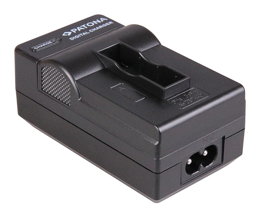 PATONA 2-in-1 Charger for GoPro Hero4 AHDBT-401 Black Silver Music Surf