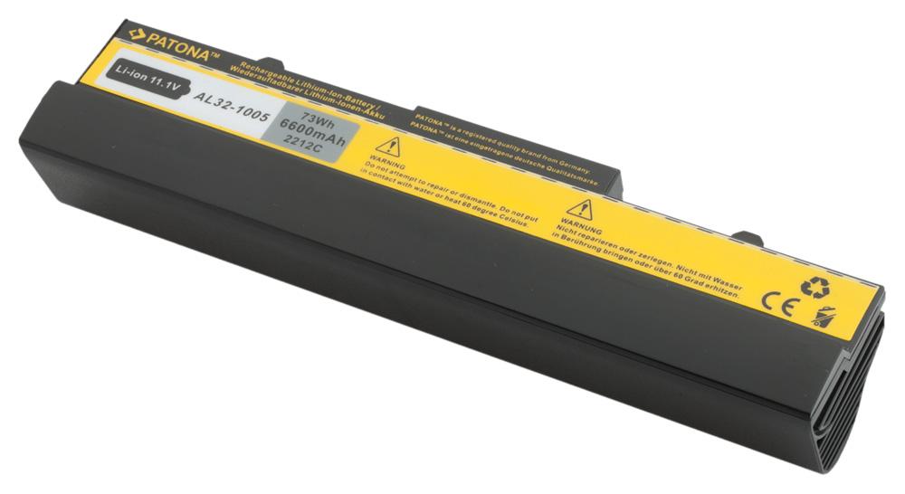 PATONA Battery for Asus Eee PC 1101HA 1101HA-MU1X 1101HA-MU1X-BK 1101HGO black