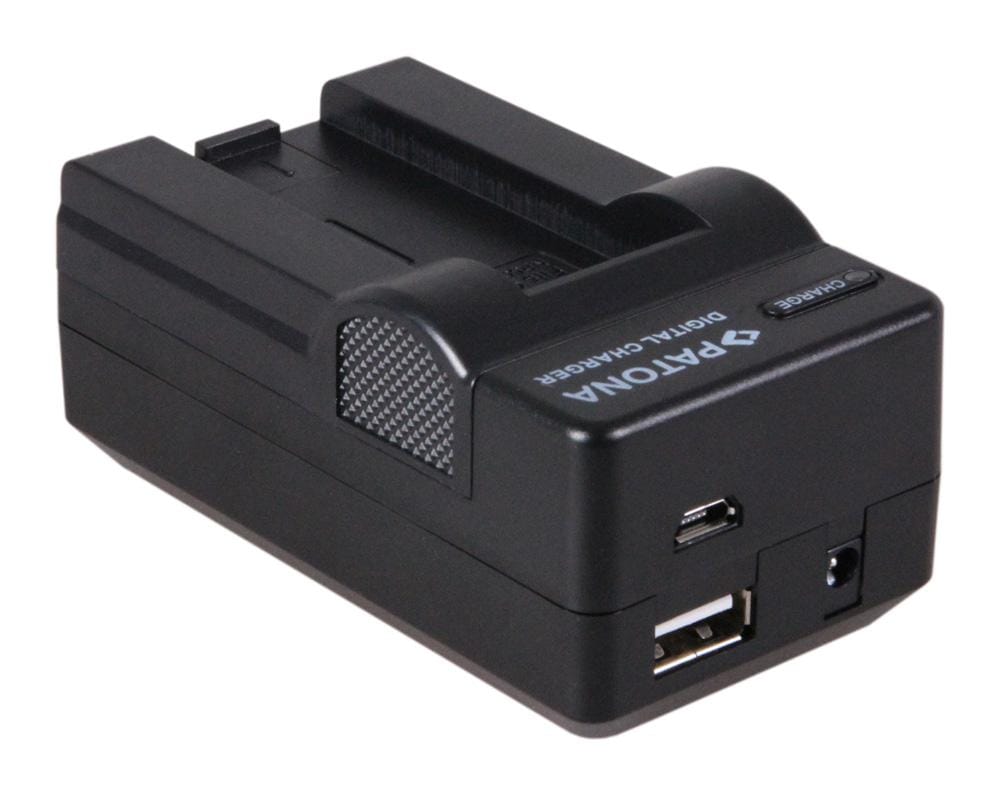 PATONA Carregador 4 em 1 para Casio NP-50 Exilim EX-V7 EX-V8