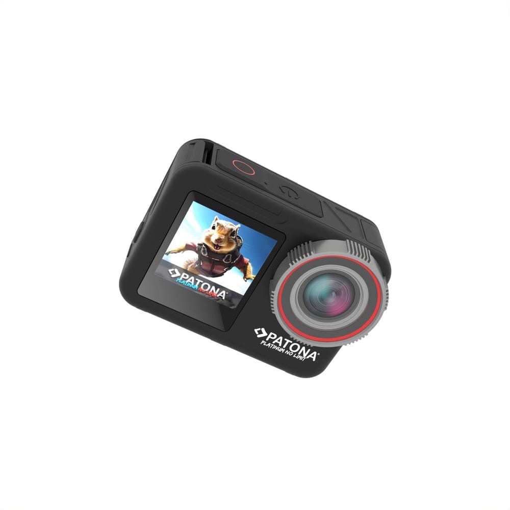 BIG SET PATONA Action Cam Life SL5 6K 90fps 64MP EIS 170° 7G Baterie Ładowarka Dual 64GB Karta Akcesoria