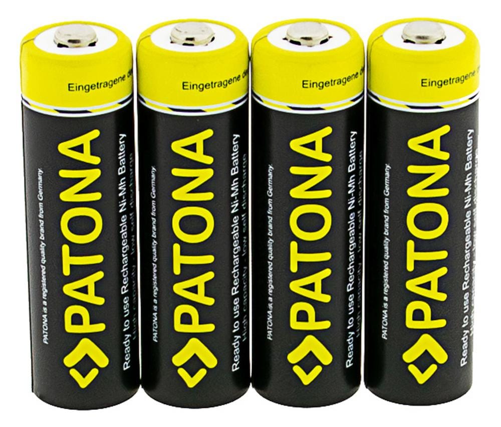 PATONA Mignon AA Batteries 4x 2450mAh with Box for Cameras, Remote Controls, Toys PATONA Mignon AA Batteries 4x 2450mAh with Box for Cameras, Remote Controls, Toys