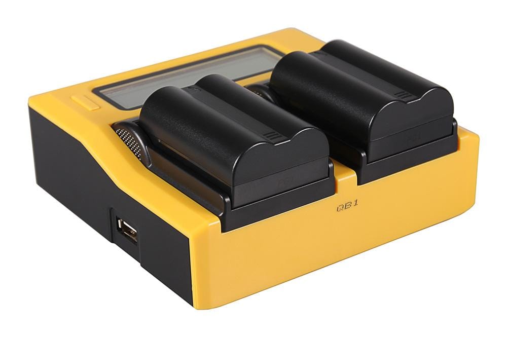 PATONA Carregador Dual LCD USB para Nikon EN-EL3 EN-EL3e FNP-150 BLM5