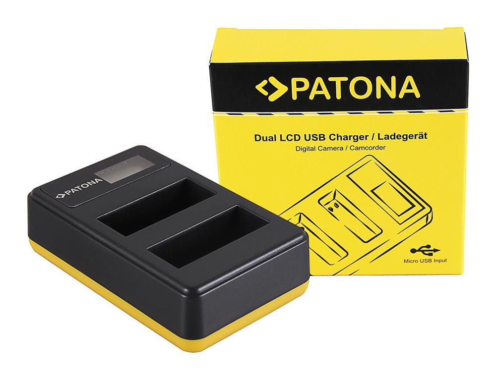 PATONA Ładowarka Dual LCD USB dla Nikon EN-EL14 CoolPix D3100 D3200 D5100 D5200 P7000 P7100 P7700 PATONA Ładowarka Dual LCD USB dla Nikon EN-EL14 CoolPix D3100 D3200 D5100 D5200 P7000 P7100 P7700