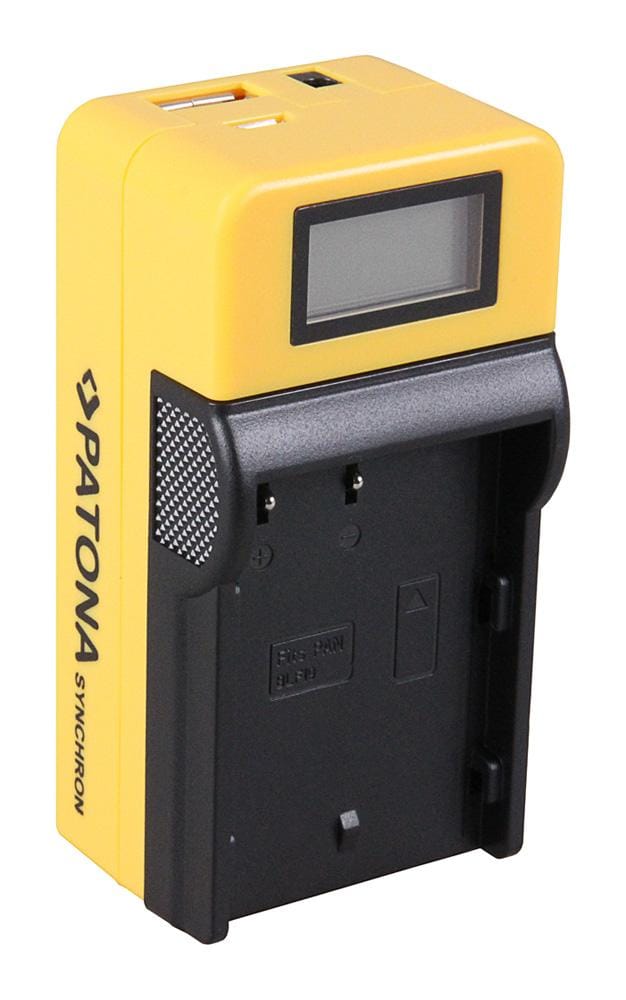 PATONA Synchron Cargador USB para Panasonic BLF19E con pantalla LCD PATONA Synchron Cargador USB para Panasonic BLF19E con pantalla LCD