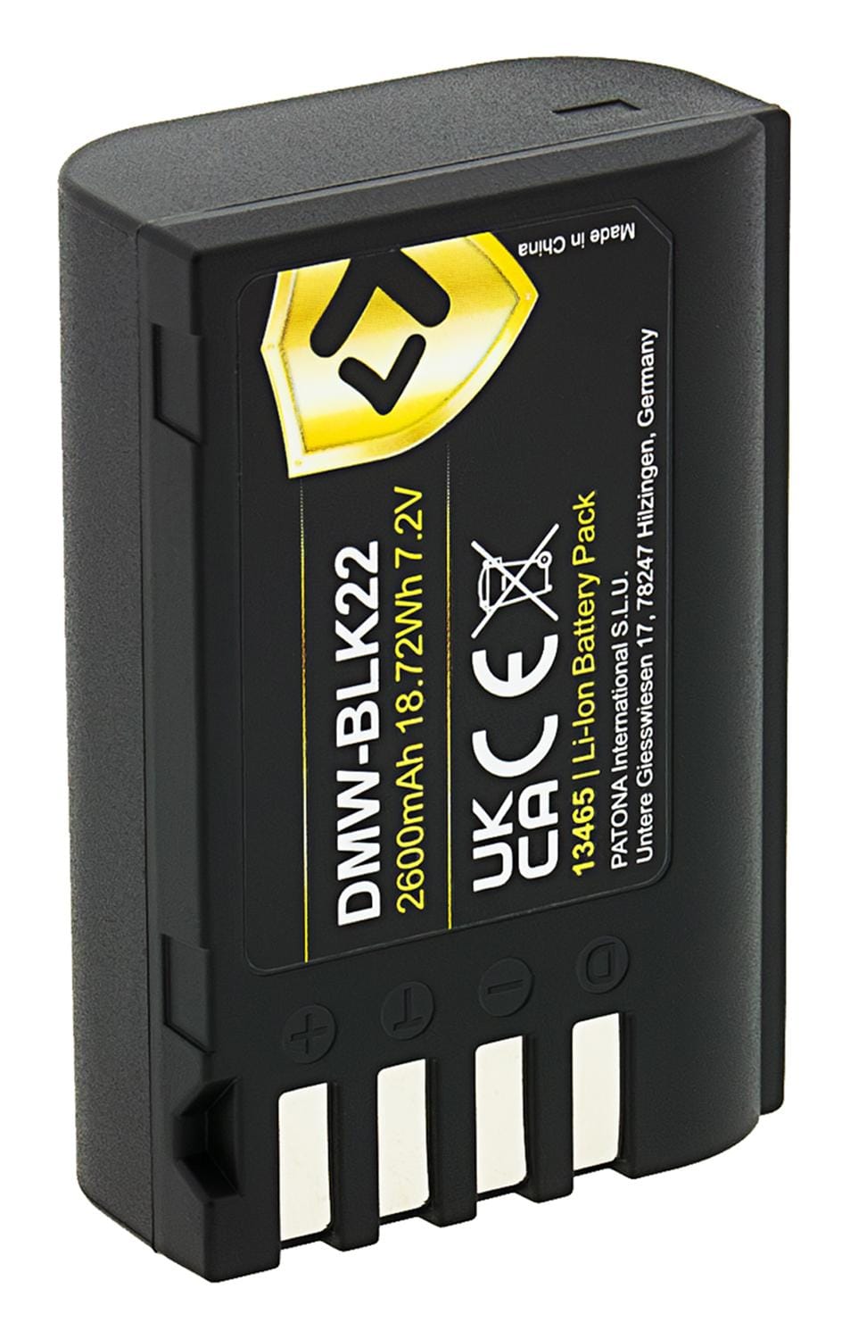 PATONA PROTECT bateria para Panasonic DMW‑BLK22 DC‑S5 G9 GH5 GH5S GH6 PATONA PROTECT bateria para Panasonic DMW‑BLK22 DC‑S5 G9 GH5 GH5S GH6