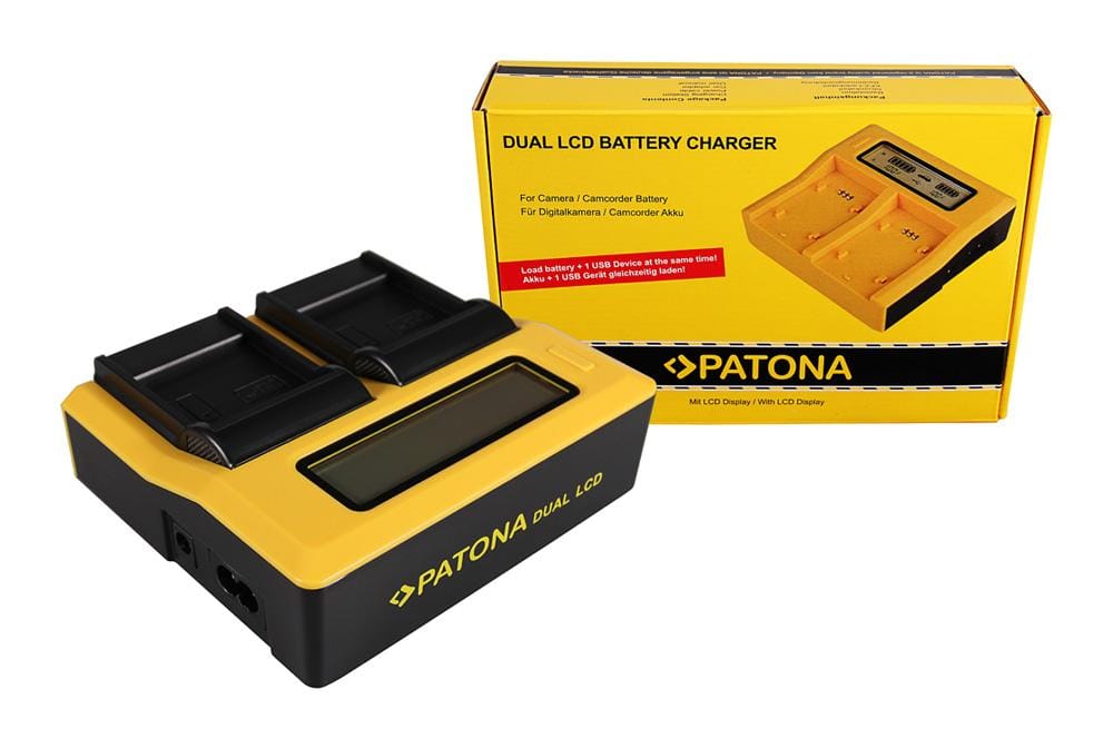 PATONA Dual LCD USB Charger for Samsung IA‑BP85 ST BP85ST BP‑85ST