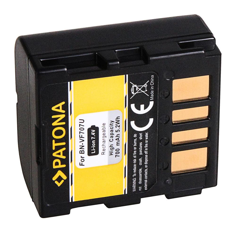 PATONA Batteria per JVC BN-VF707U JVCGRX4 JVCGRX5 JVCD250 JVCD270 JVCD290